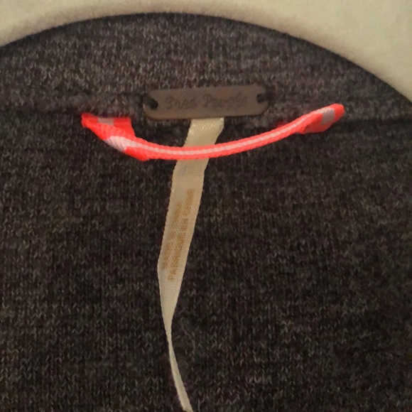 Free People Grey/Green Military Style Blazer - Picture 3 of 5